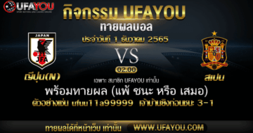 กิจกรรมทายผล สกอร์บอลคู่ใหญ่ ประจำวันที่ 01/12/2565